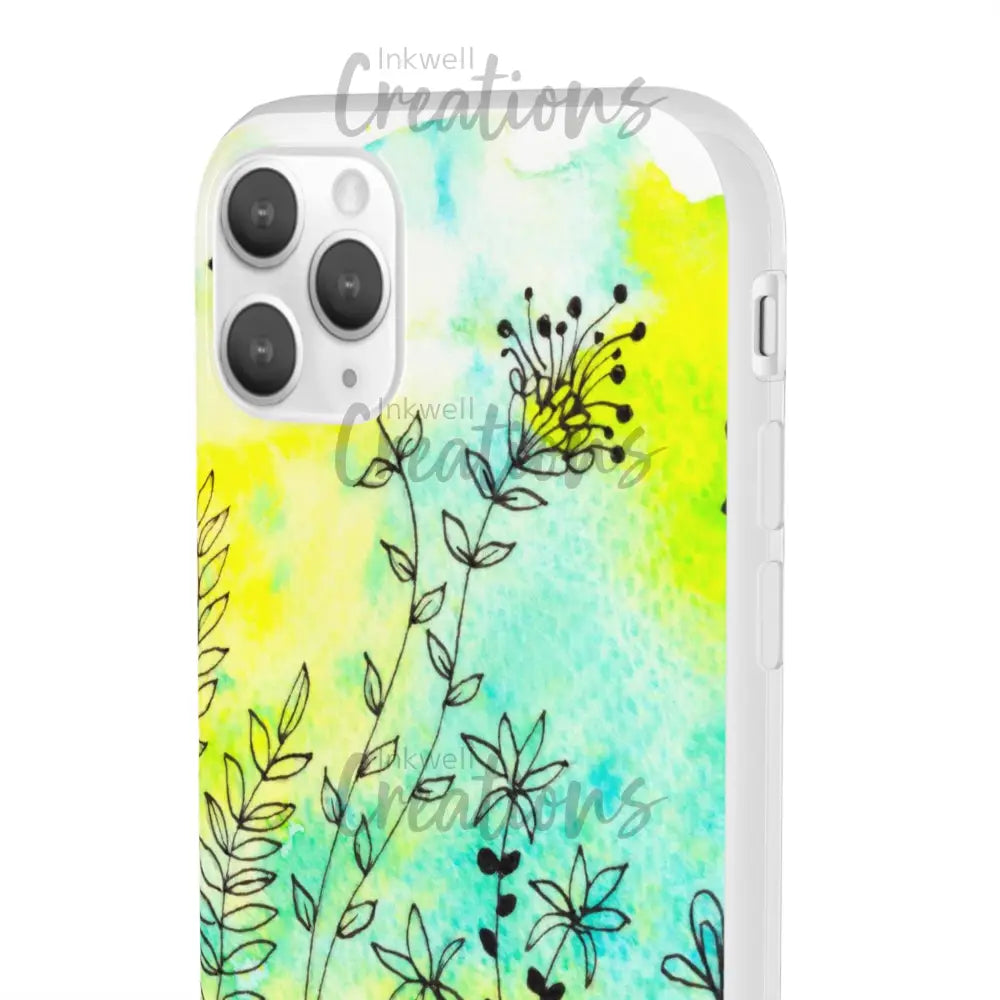 Bloomin Watercolour Flowers - Flexi Case Phone