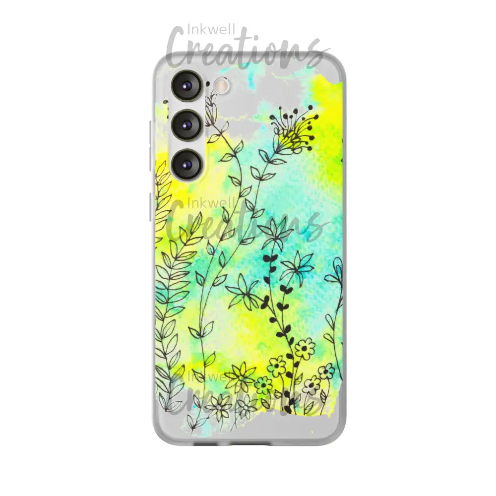 Bloomin Watercolour Flowers - Flexi Case Phone