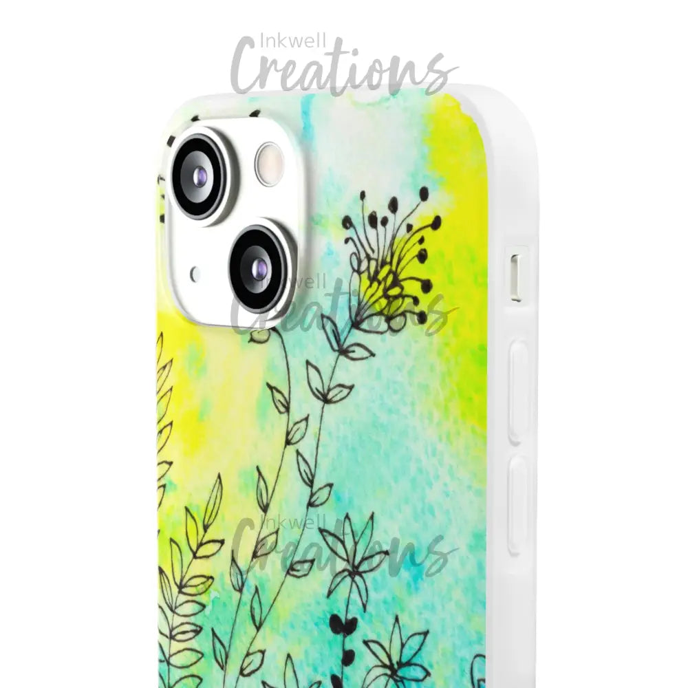 Bloomin Watercolour Flowers - Flexi Case Phone