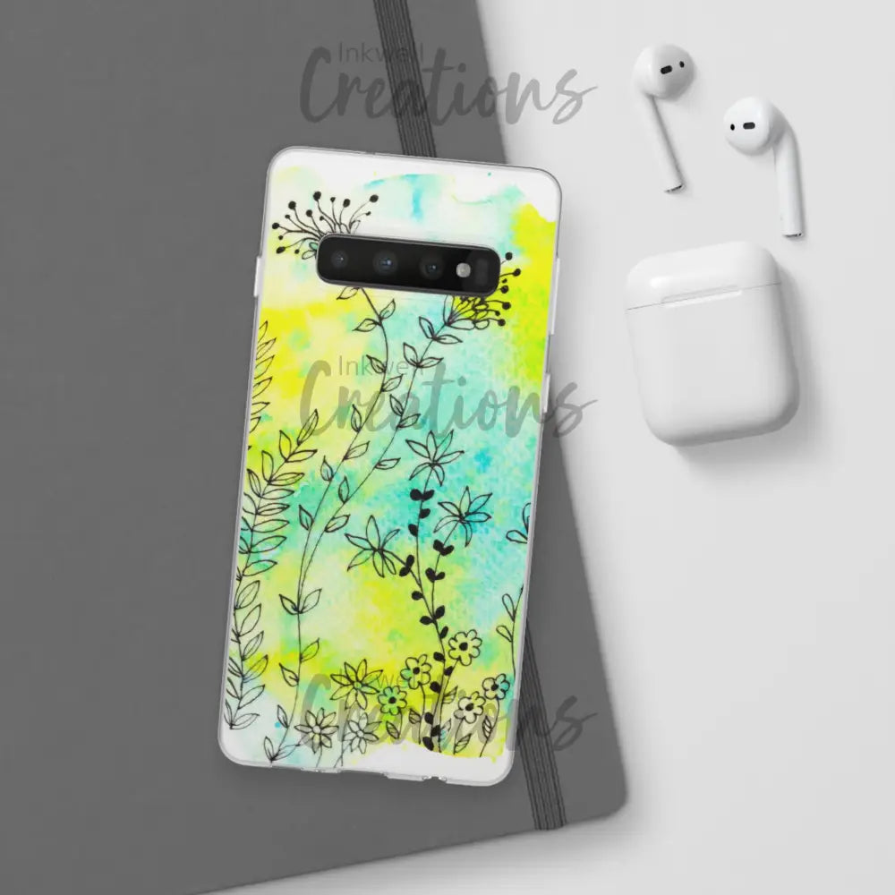Bloomin Watercolour Flowers - Flexi Case Phone