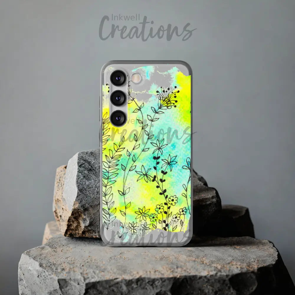 Bloomin Watercolour Flowers - Flexi Case Phone
