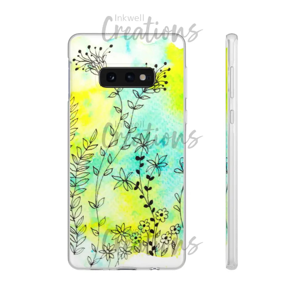 Bloomin Watercolour Flowers - Flexi Case Phone