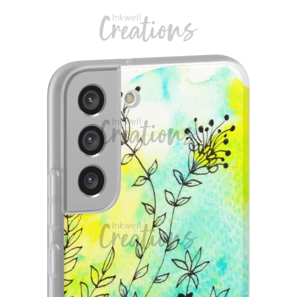 Bloomin Watercolour Flowers - Flexi Case Phone