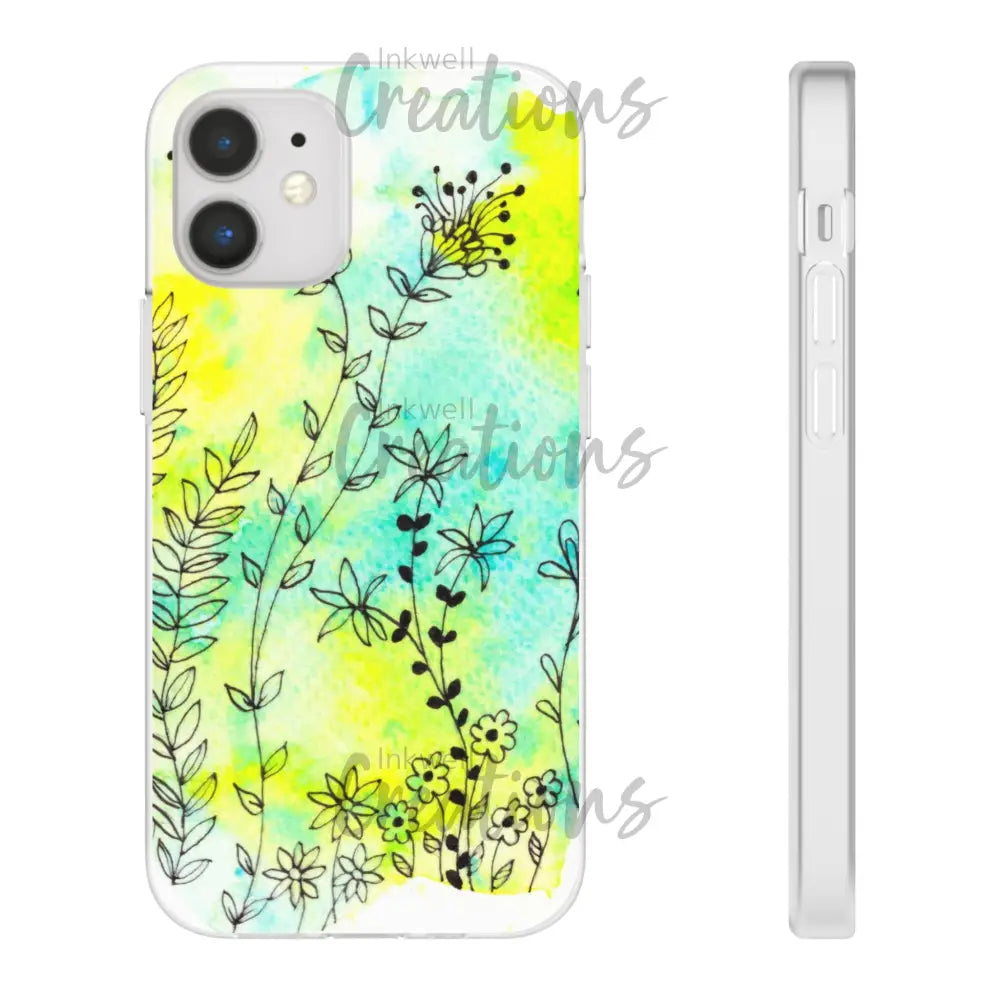 Bloomin Watercolour Flowers - Flexi Case Phone