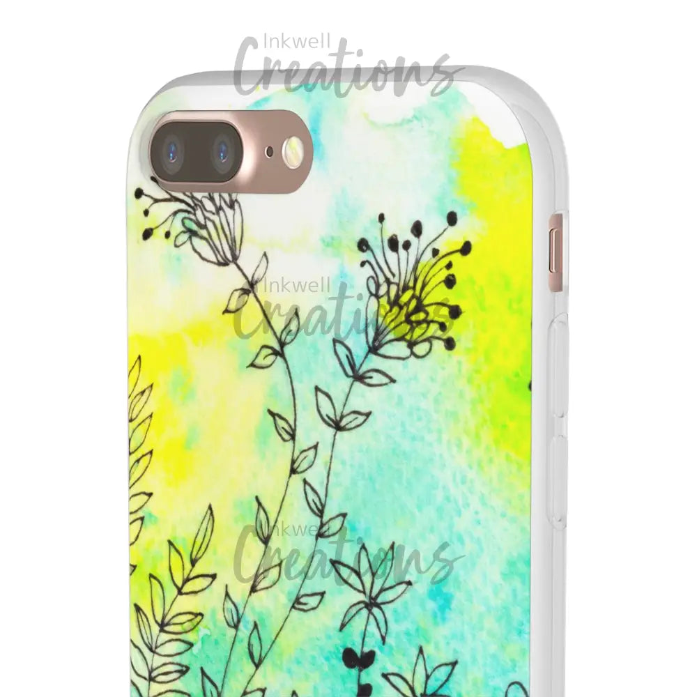Bloomin Watercolour Flowers - Flexi Case Phone
