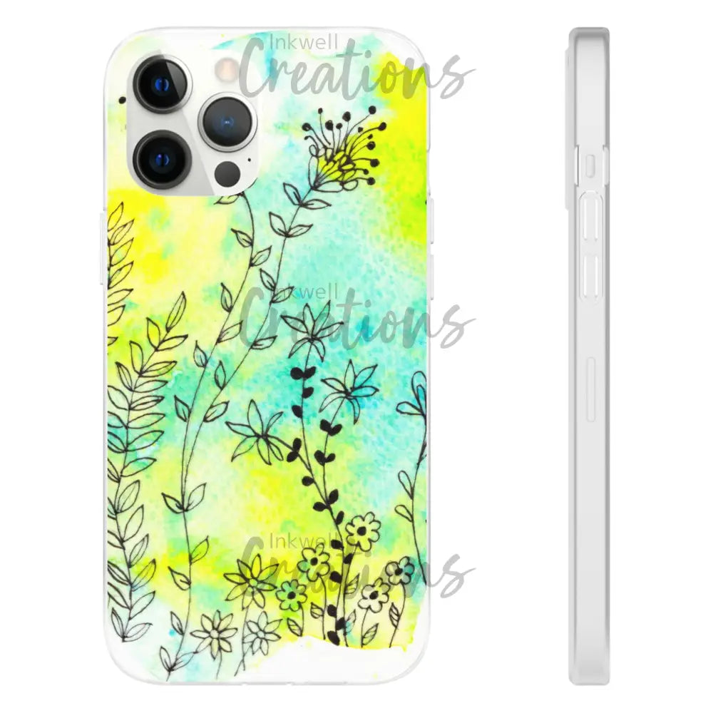 Bloomin Watercolour Flowers - Flexi Case Phone