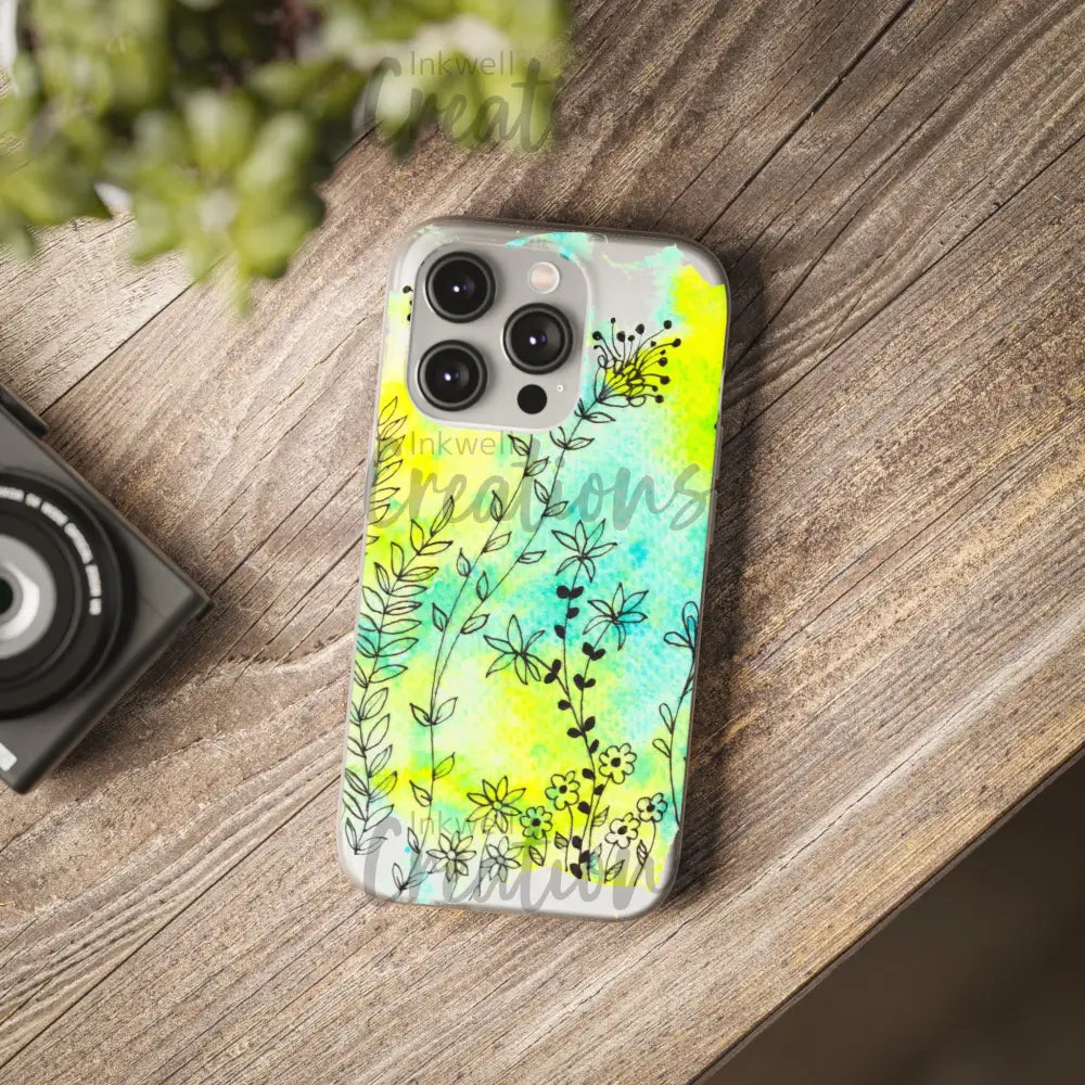 Bloomin Watercolour Flowers - Flexi Case Phone