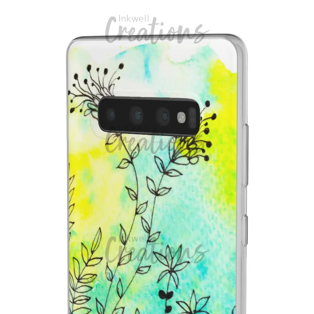 Bloomin Watercolour Flowers - Flexi Case Phone