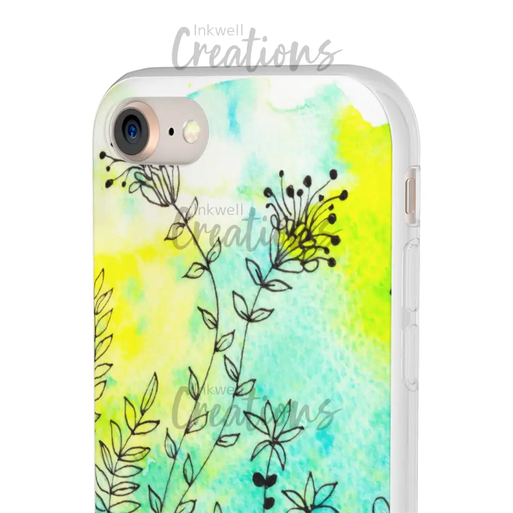 Bloomin Watercolour Flowers - Flexi Case Phone