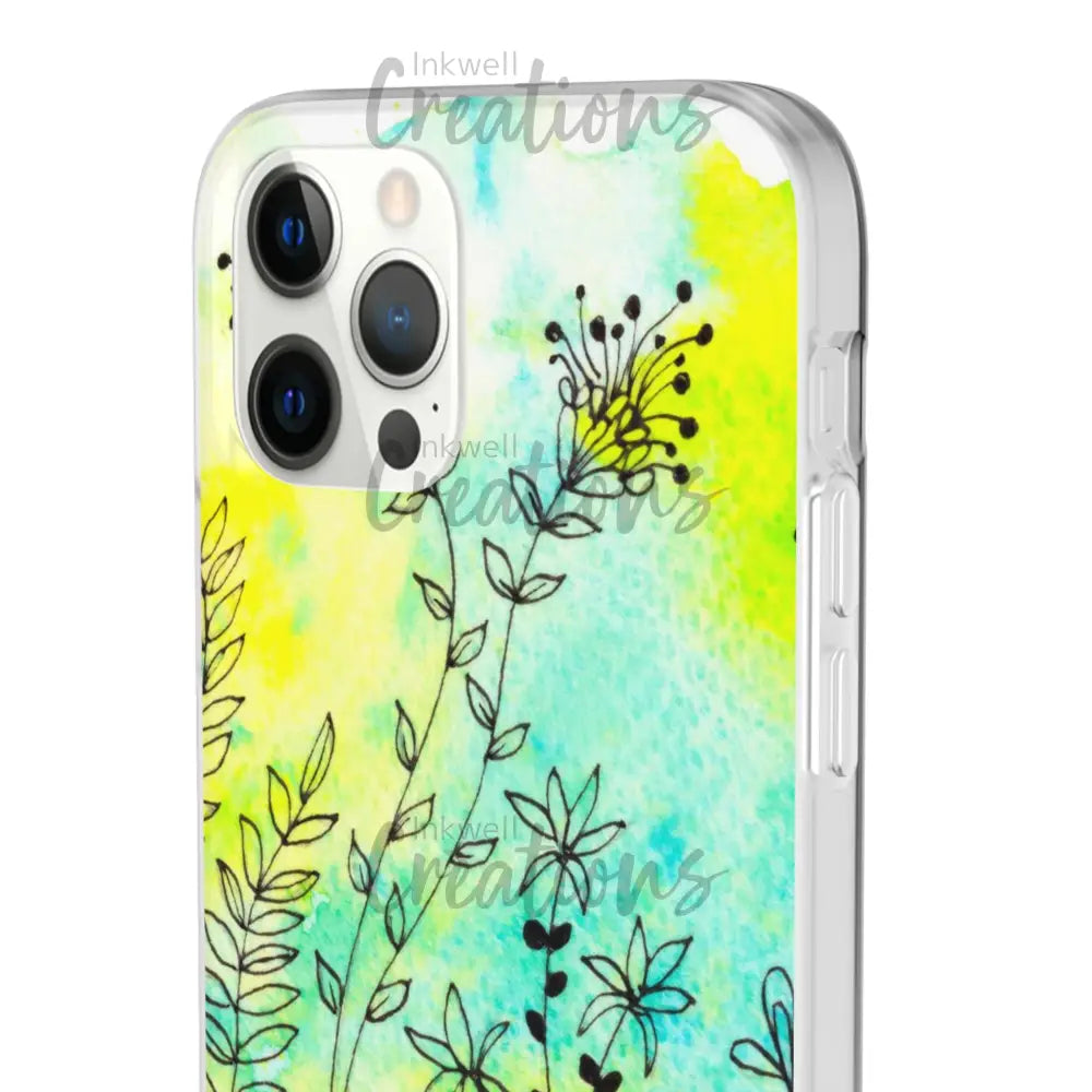 Bloomin Watercolour Flowers - Flexi Case Phone