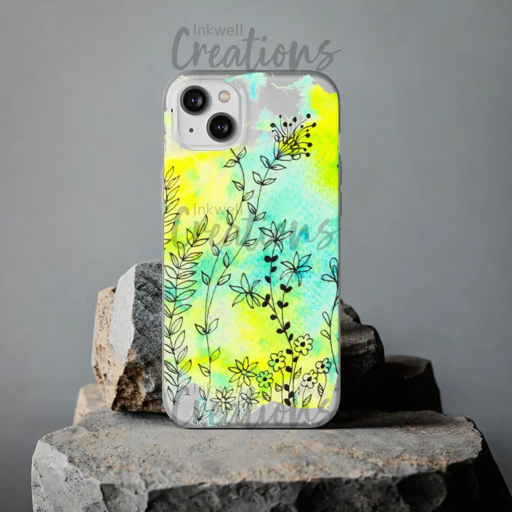 Bloomin Watercolour Flowers - Flexi Case Phone