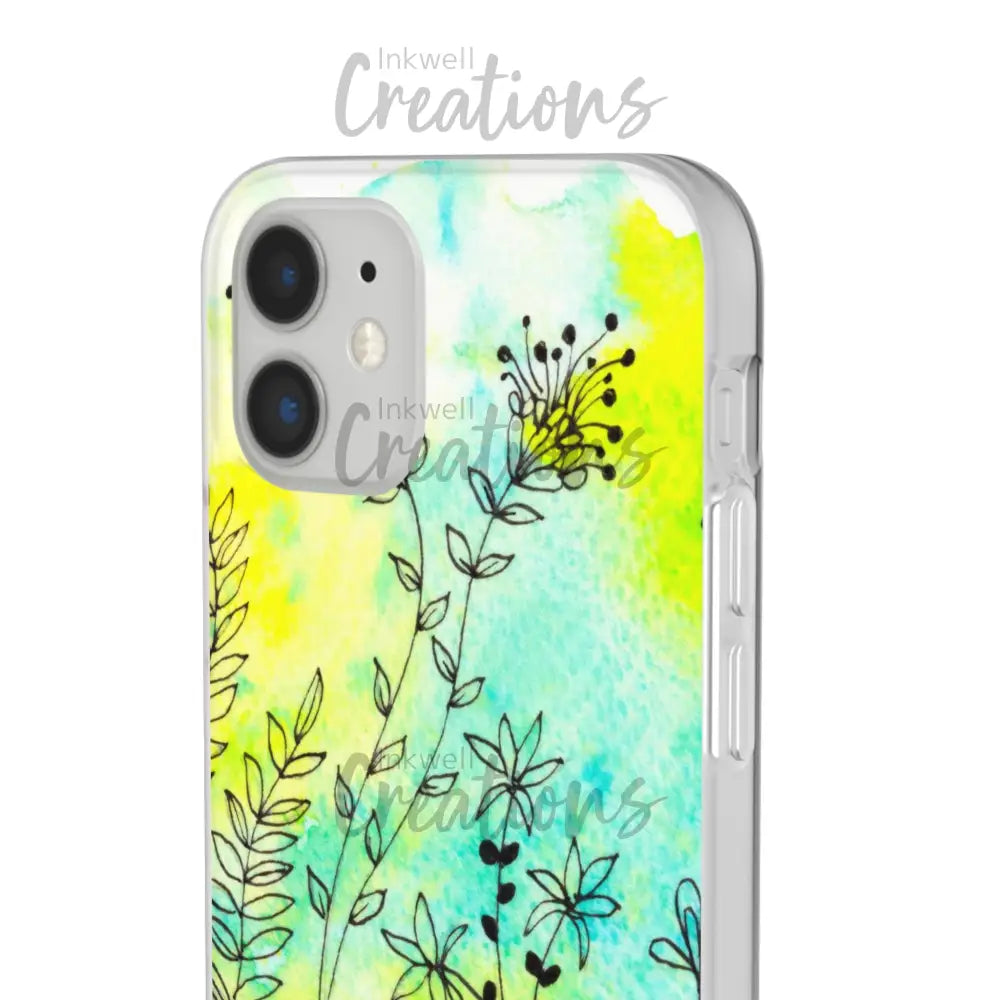 Bloomin Watercolour Flowers - Flexi Case Phone