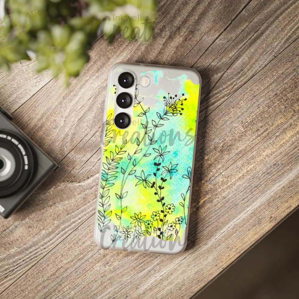 Bloomin Watercolour Flowers - Flexi Case Phone