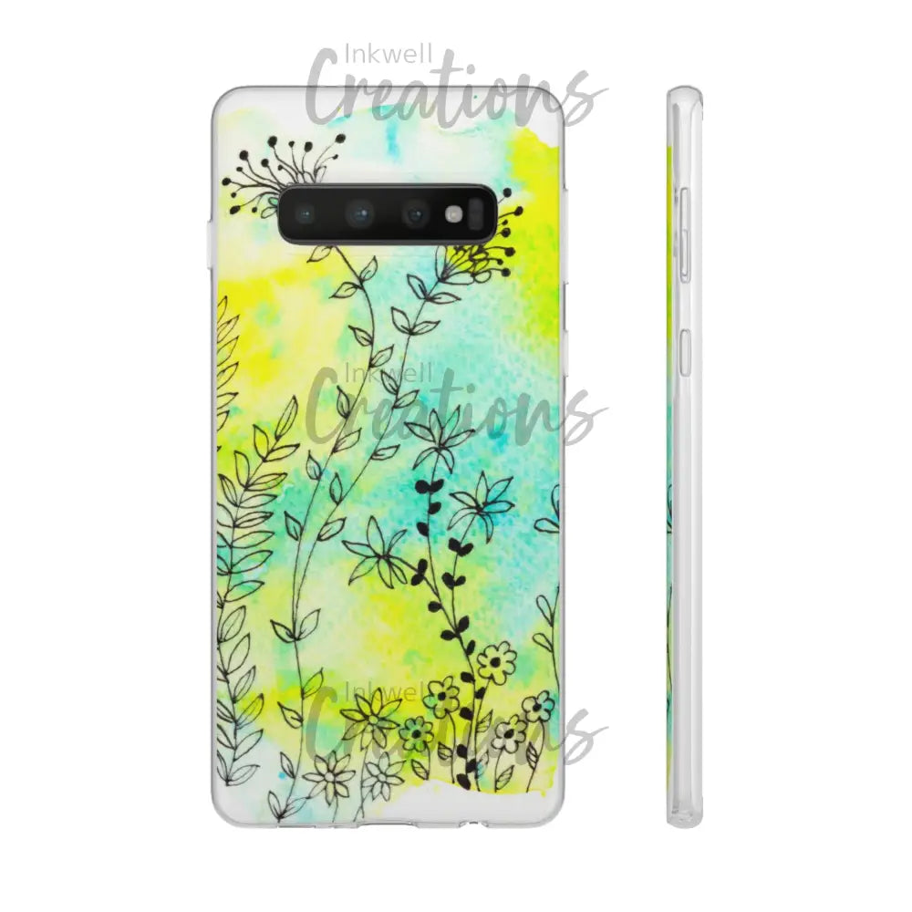 Bloomin Watercolour Flowers - Flexi Case Phone
