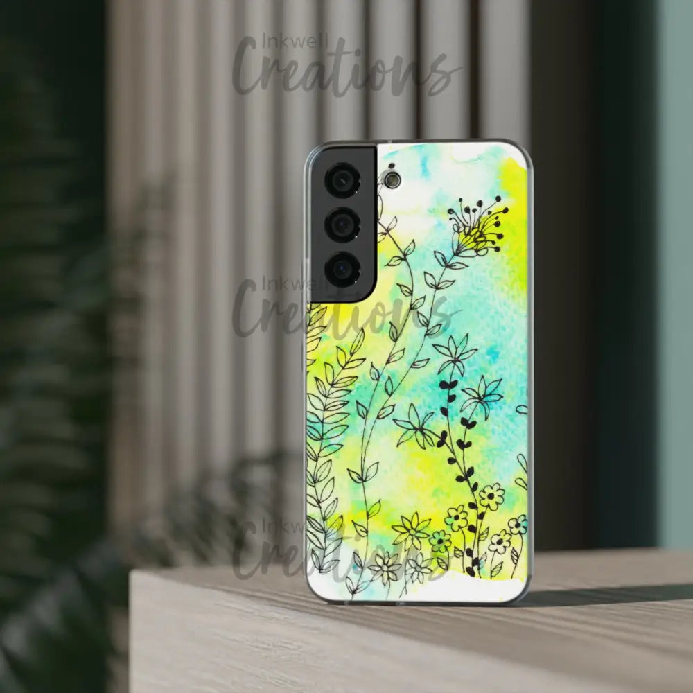 Bloomin Watercolour Flowers - Flexi Case Phone