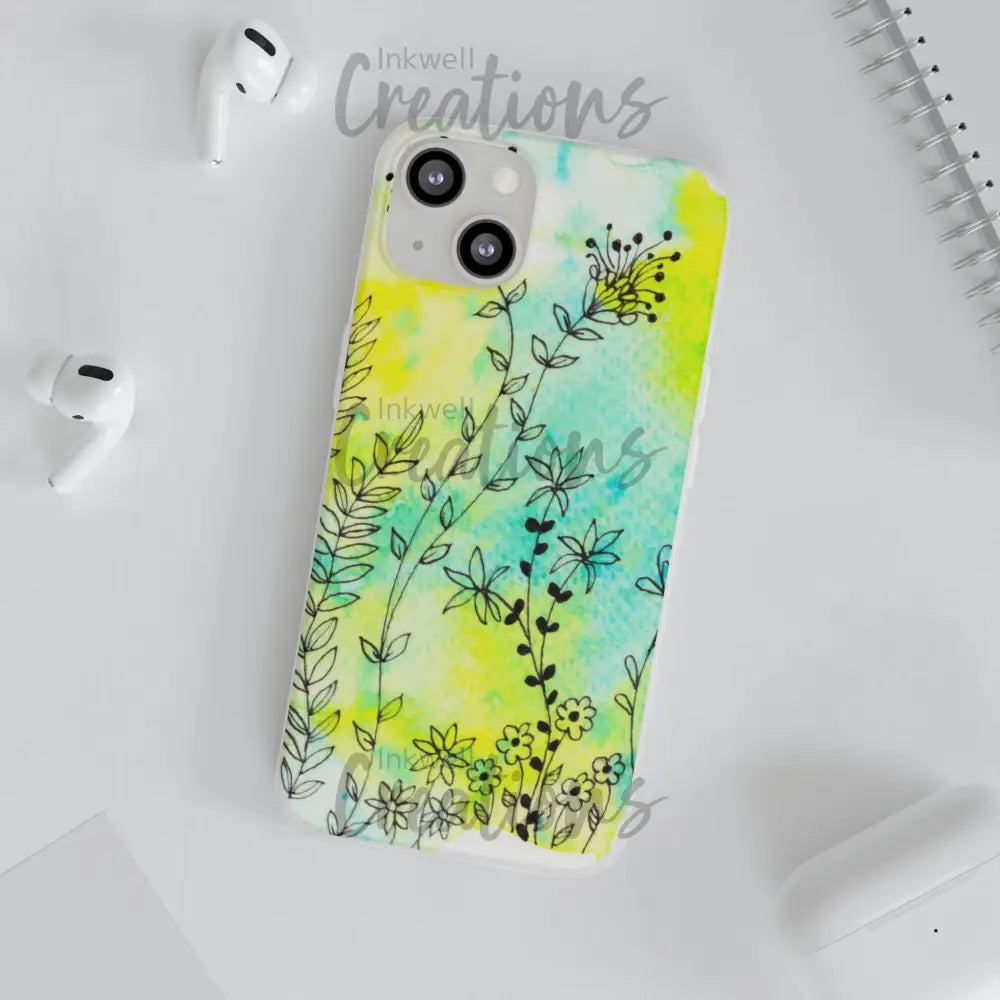 Bloomin Watercolour Flowers - Flexi Case Phone