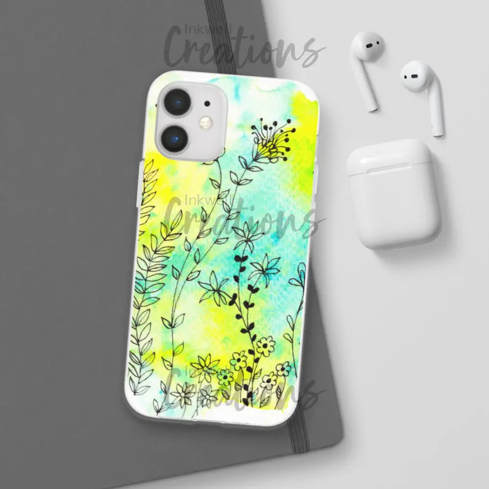 Bloomin Watercolour Flowers - Flexi Case Phone
