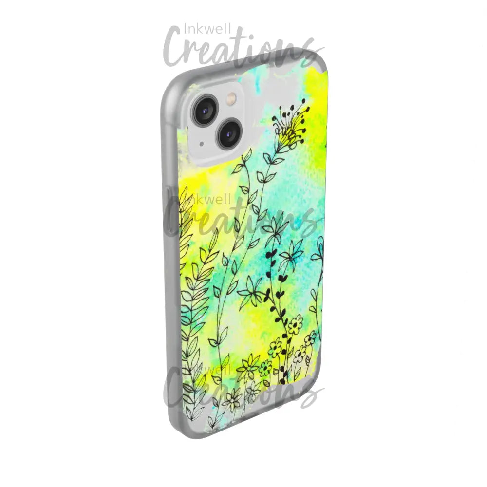 Bloomin Watercolour Flowers - Flexi Case Phone