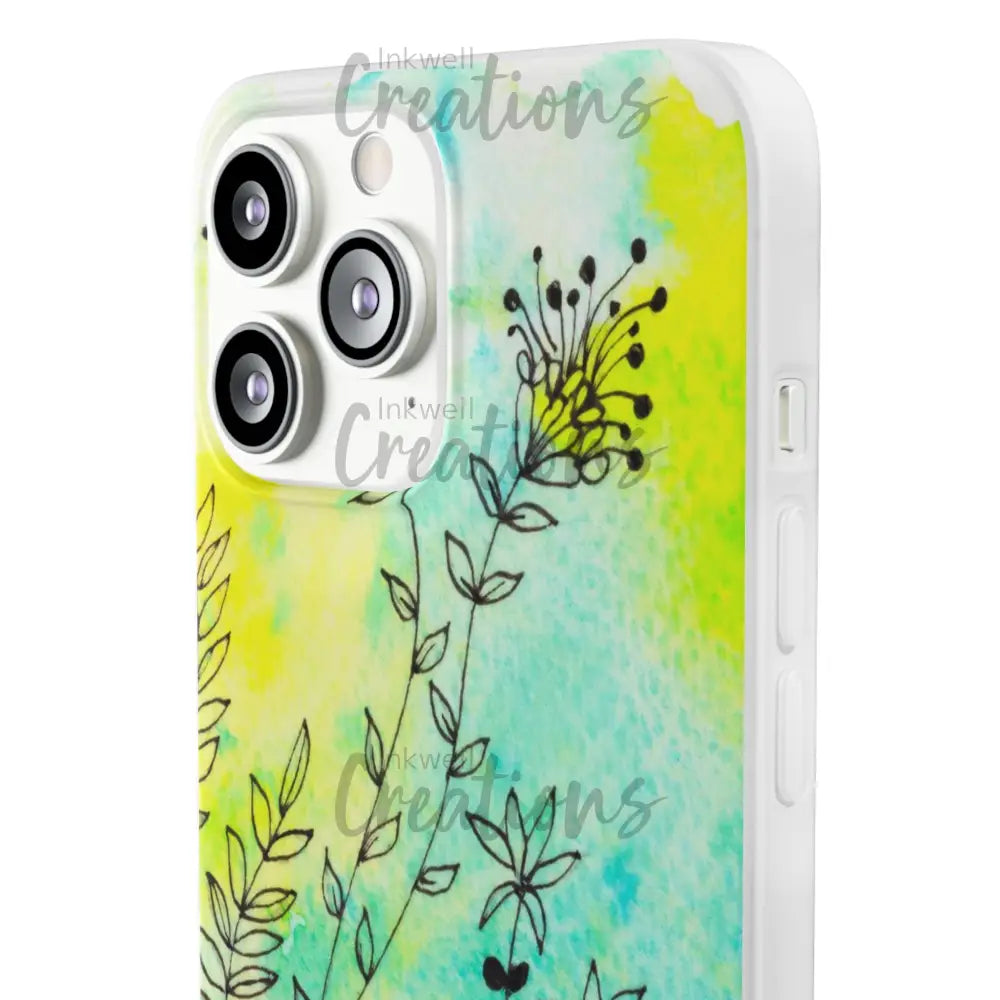 Bloomin Watercolour Flowers - Flexi Case Phone