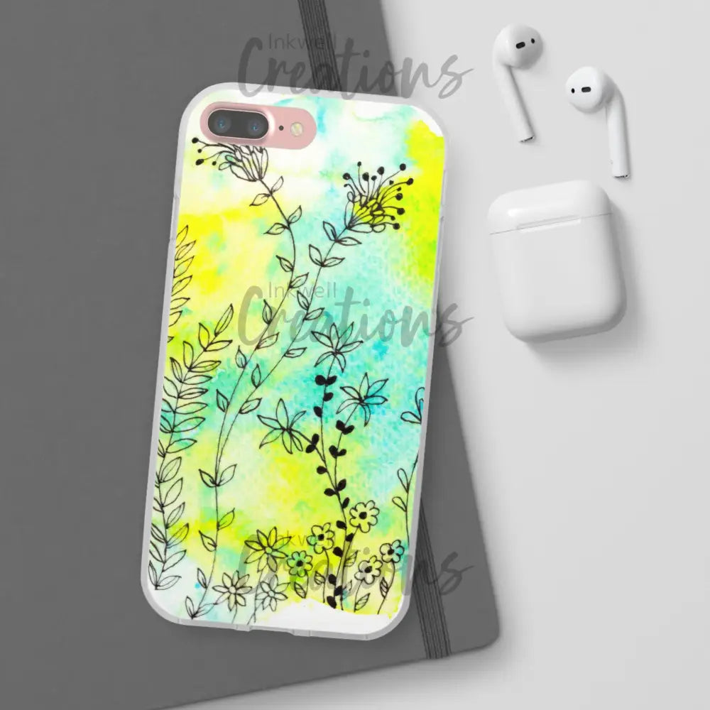 Bloomin Watercolour Flowers - Flexi Case Phone