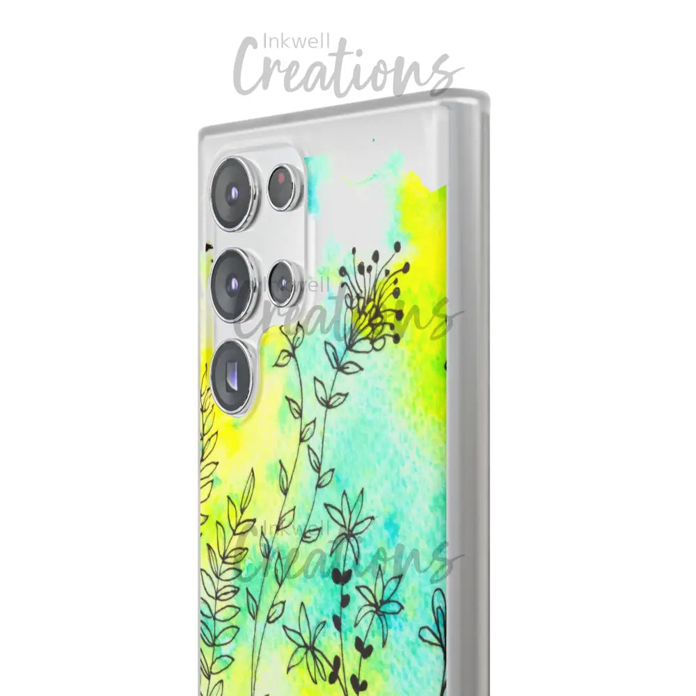 Bloomin Watercolour Flowers - Flexi Case Phone