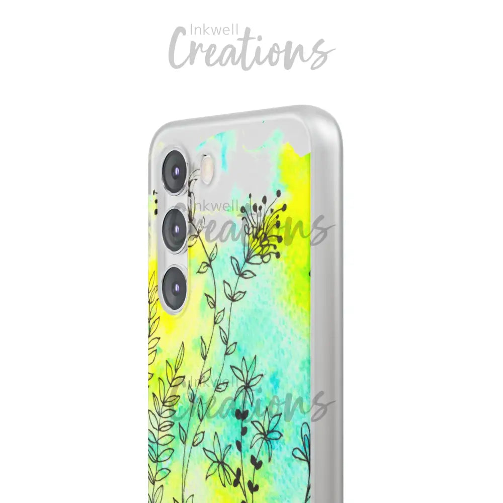 Bloomin Watercolour Flowers - Flexi Case Phone