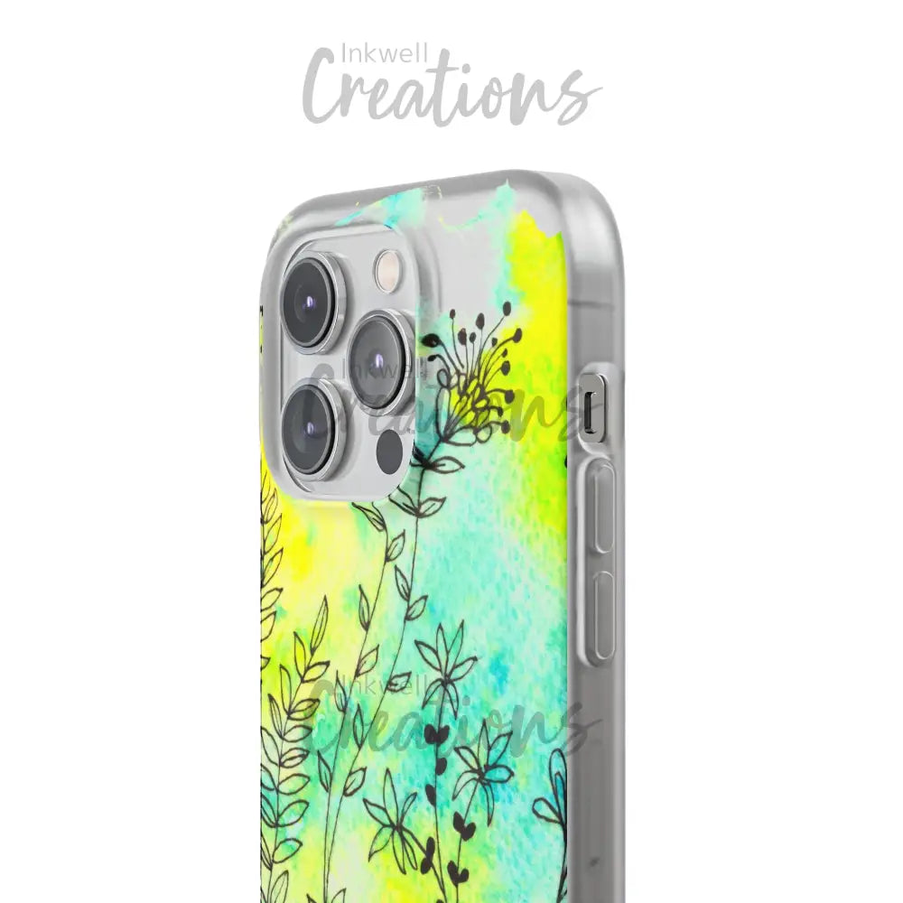 Bloomin Watercolour Flowers - Flexi Case Phone