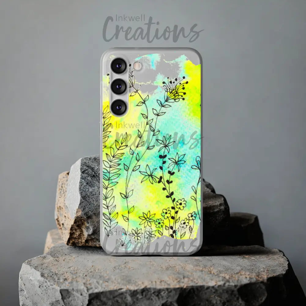 Bloomin Watercolour Flowers - Flexi Case Phone
