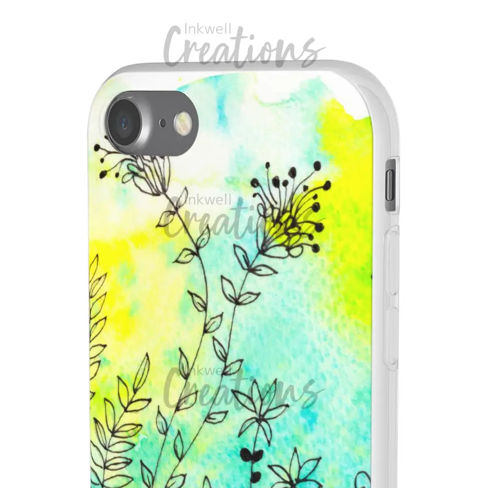 Bloomin Watercolour Flowers - Flexi Case Phone
