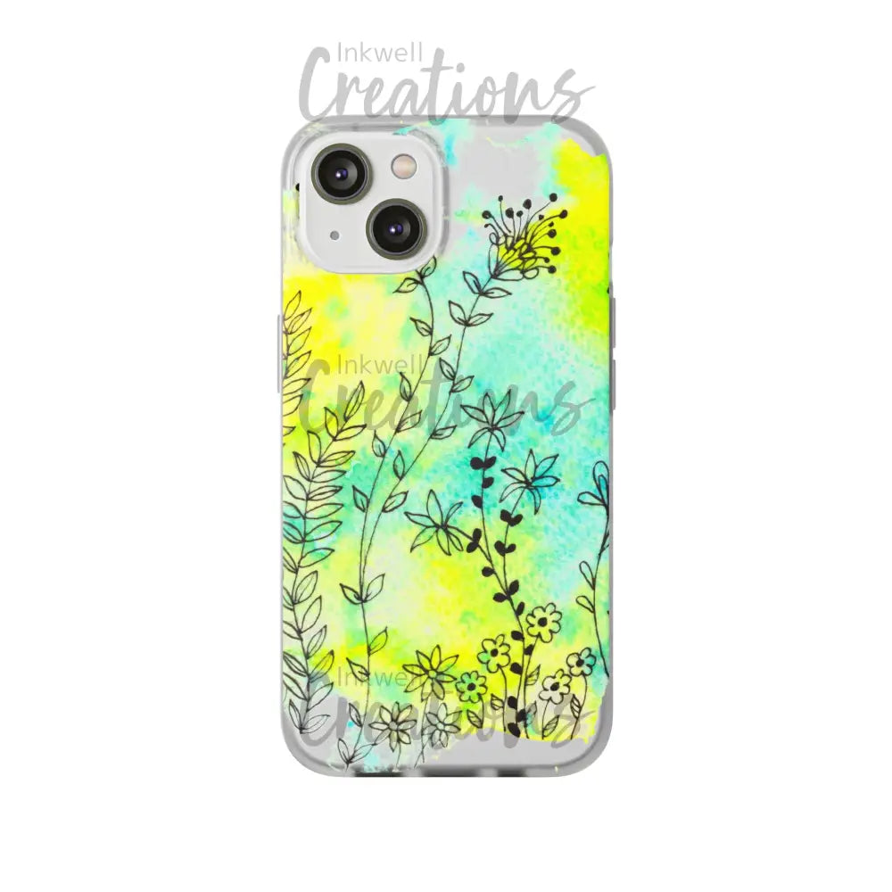 Bloomin Watercolour Flowers - Flexi Case Phone