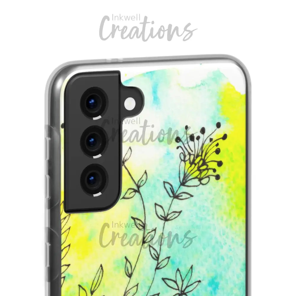 Bloomin Watercolour Flowers - Flexi Case Phone
