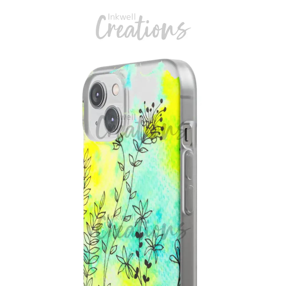 Bloomin Watercolour Flowers - Flexi Case Phone