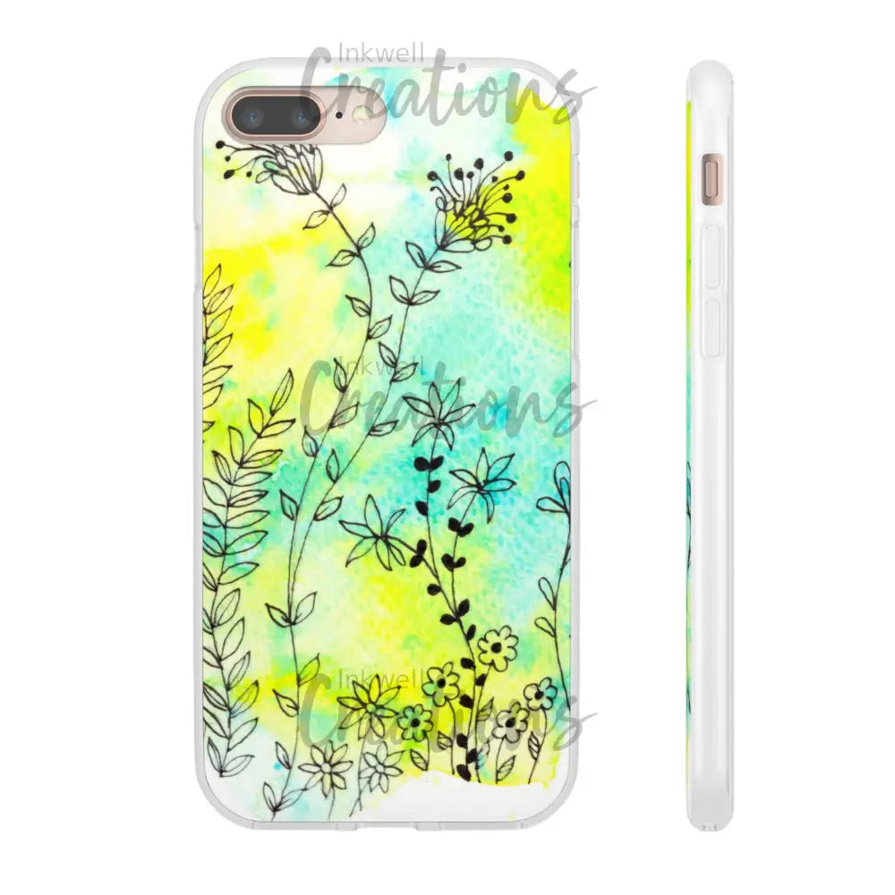 Bloomin Watercolour Flowers - Flexi Case Phone