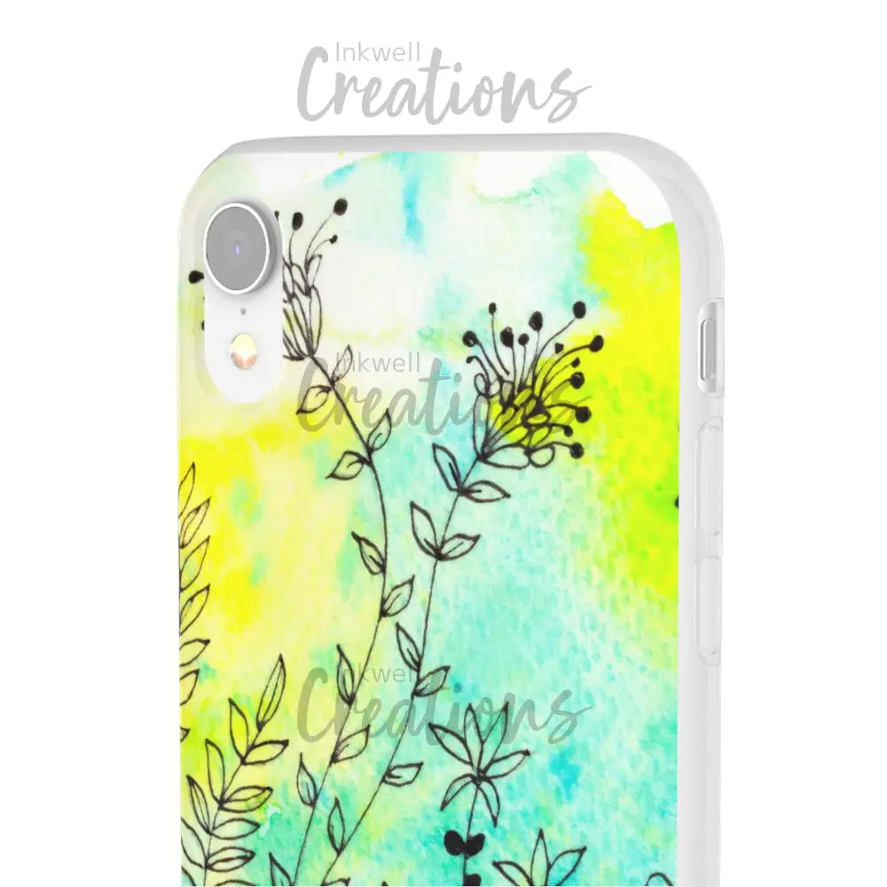 Bloomin Watercolour Flowers - Flexi Case Phone