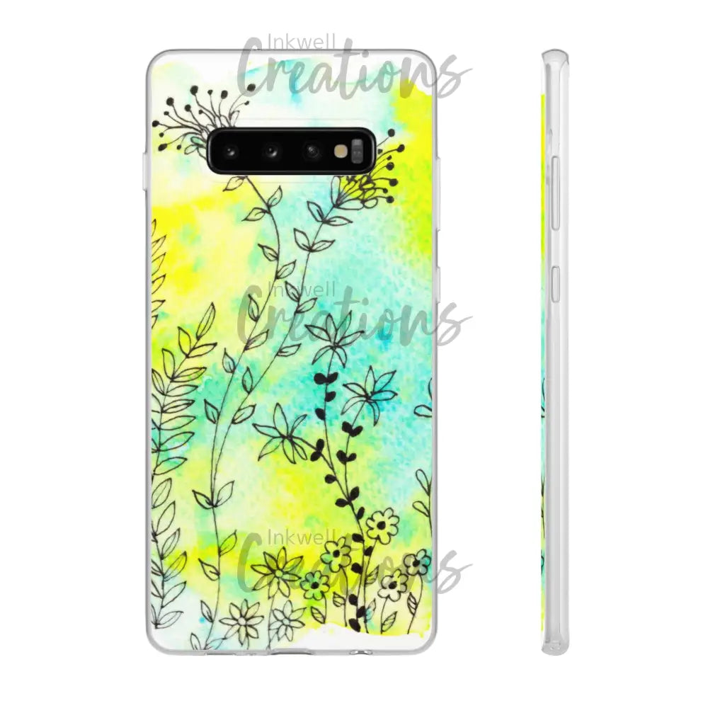 Bloomin Watercolour Flowers - Flexi Case Phone