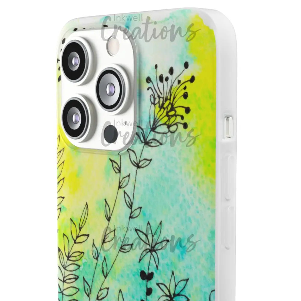 Bloomin Watercolour Flowers - Flexi Case Phone