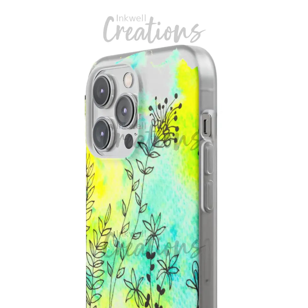 Bloomin Watercolour Flowers - Flexi Case Phone