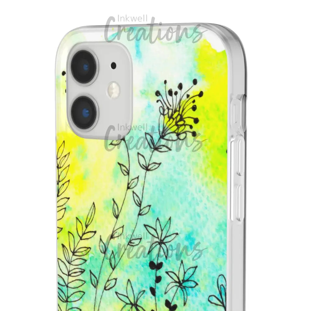 Bloomin Watercolour Flowers - Flexi Case Phone
