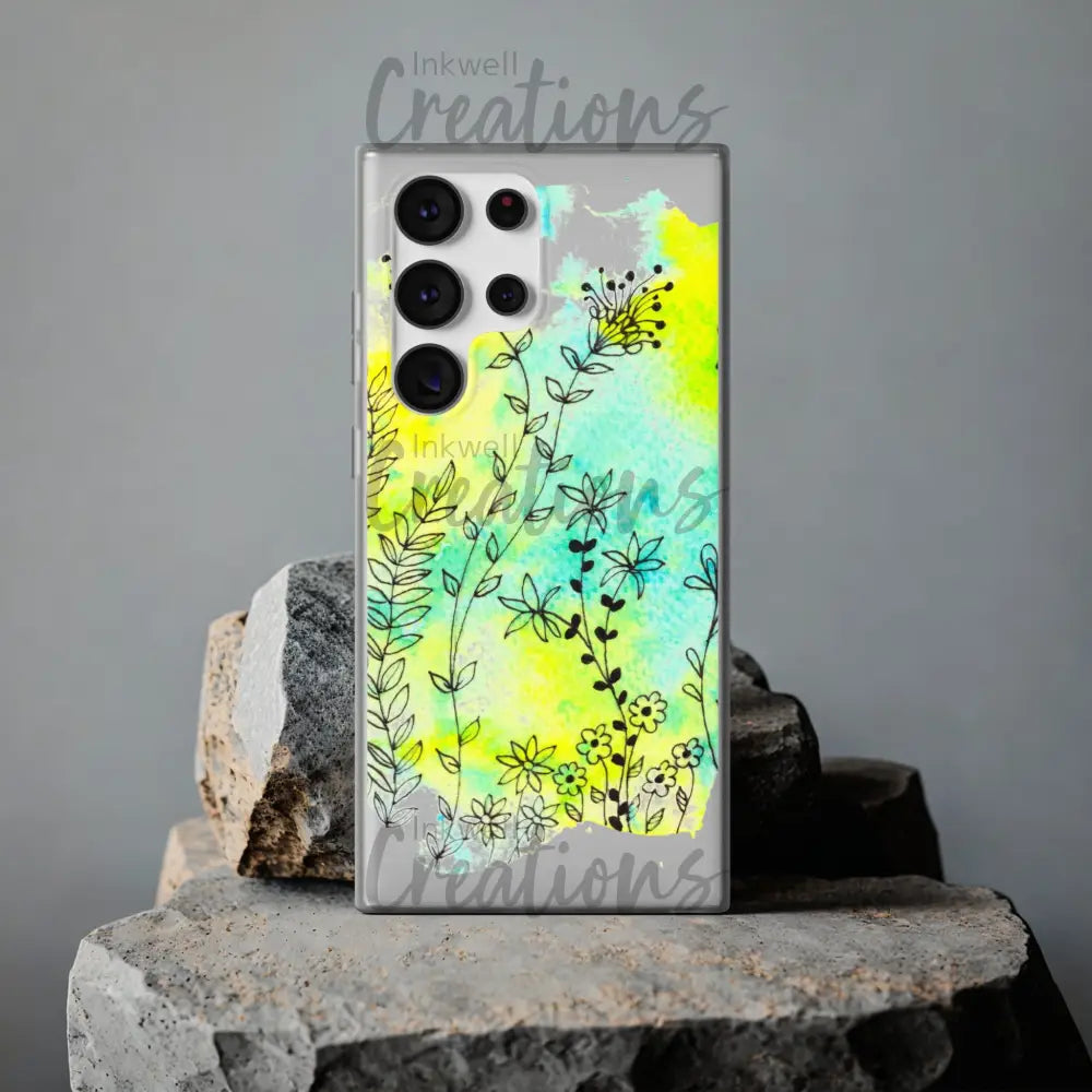 Bloomin Watercolour Flowers - Flexi Case Phone