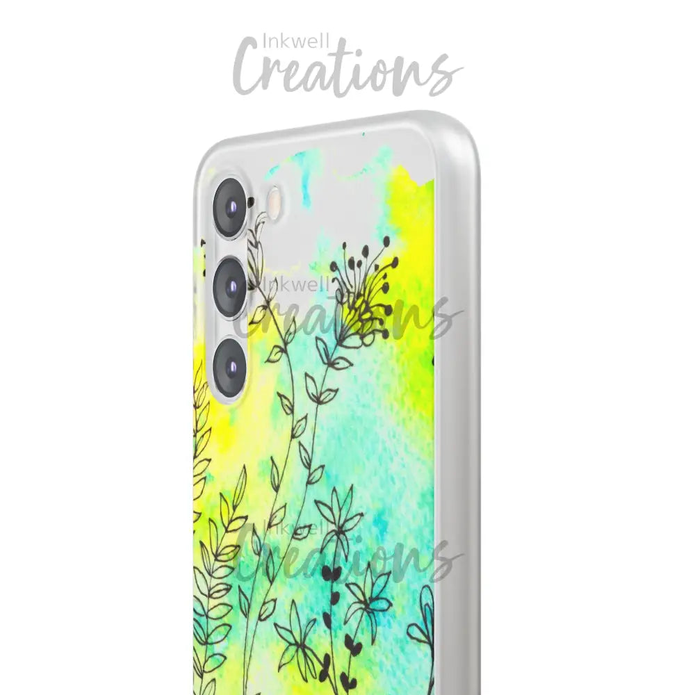 Bloomin Watercolour Flowers - Flexi Case Phone
