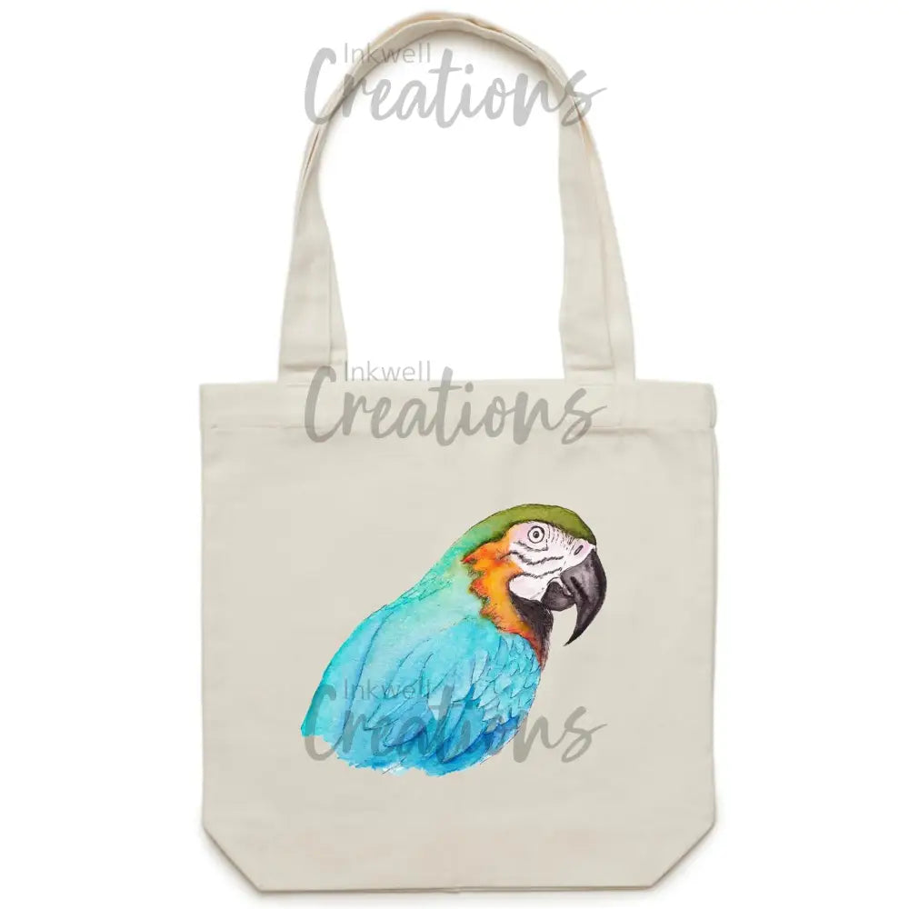 Parrot - Carrie Canvas Tote Bag Cream / One Size