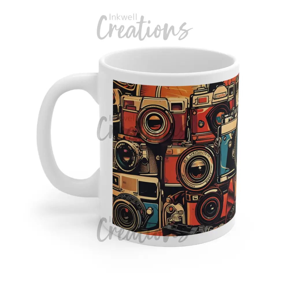 Vintage Cameras Mug 11Oz