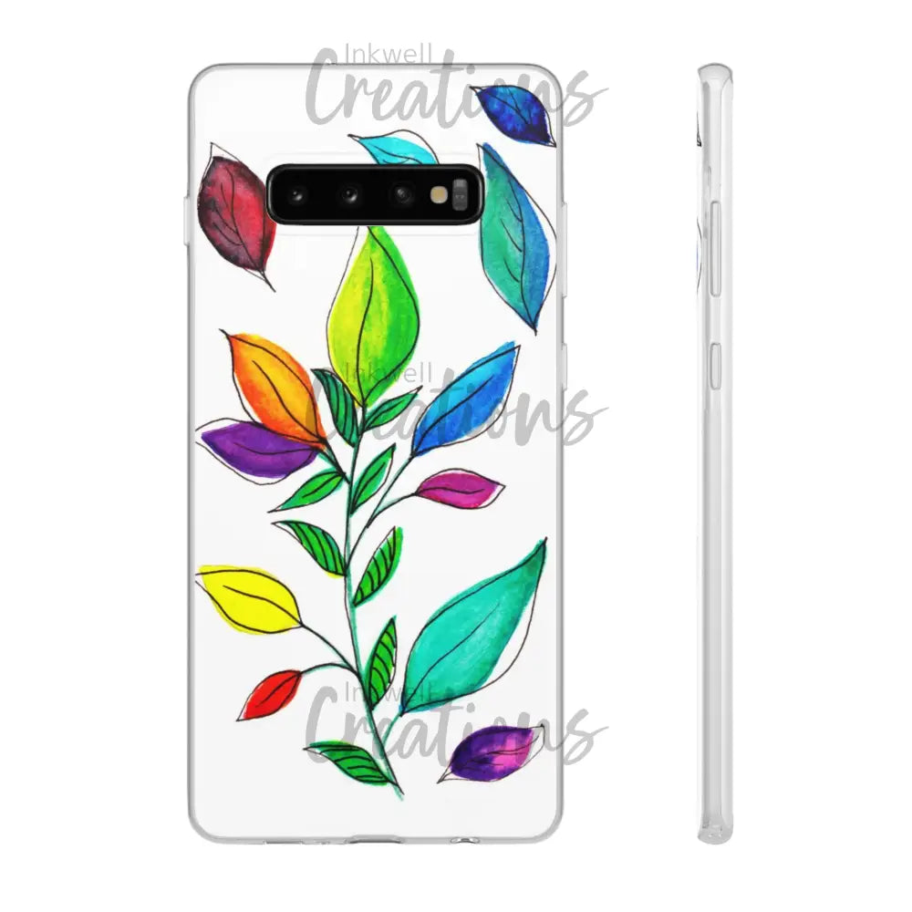 Watercolour Leaves - Flexi Case Phone