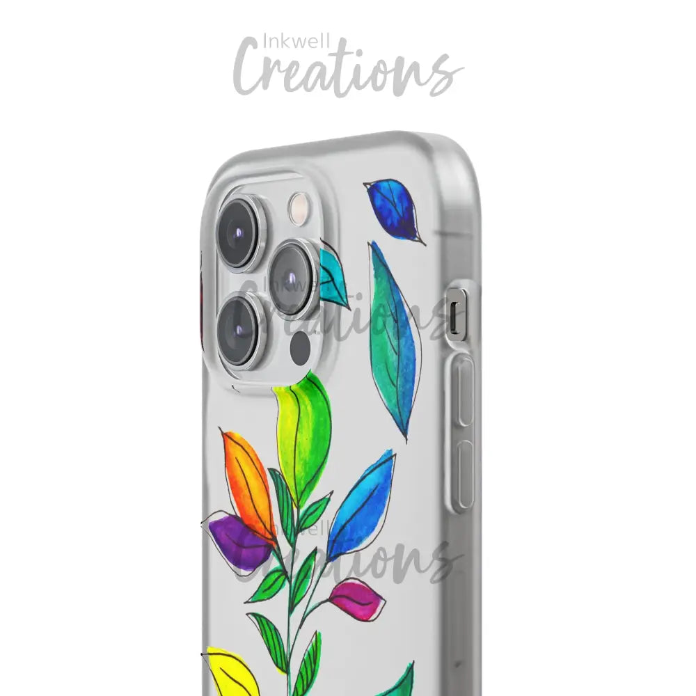 Watercolour Leaves - Flexi Case Phone