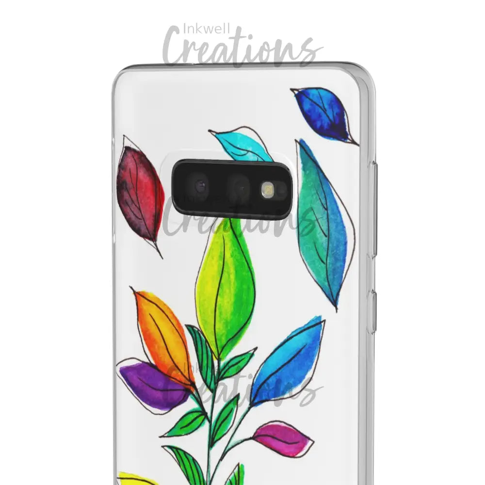 Watercolour Leaves - Flexi Case Phone