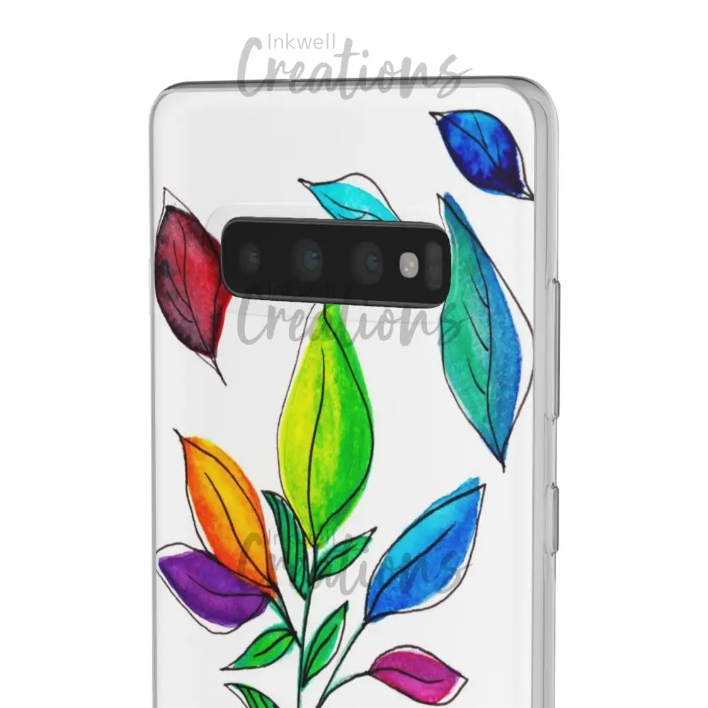 Watercolour Leaves - Flexi Case Phone