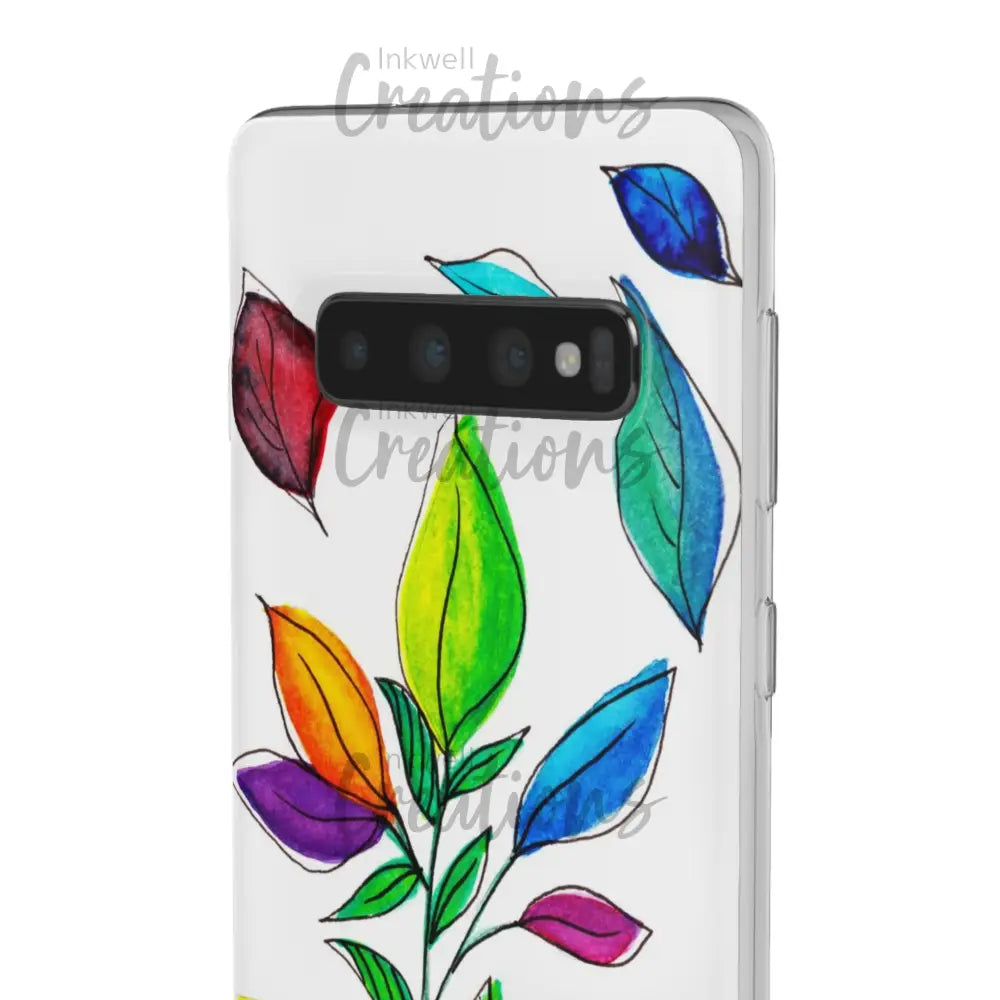 Watercolour Leaves - Flexi Case Phone