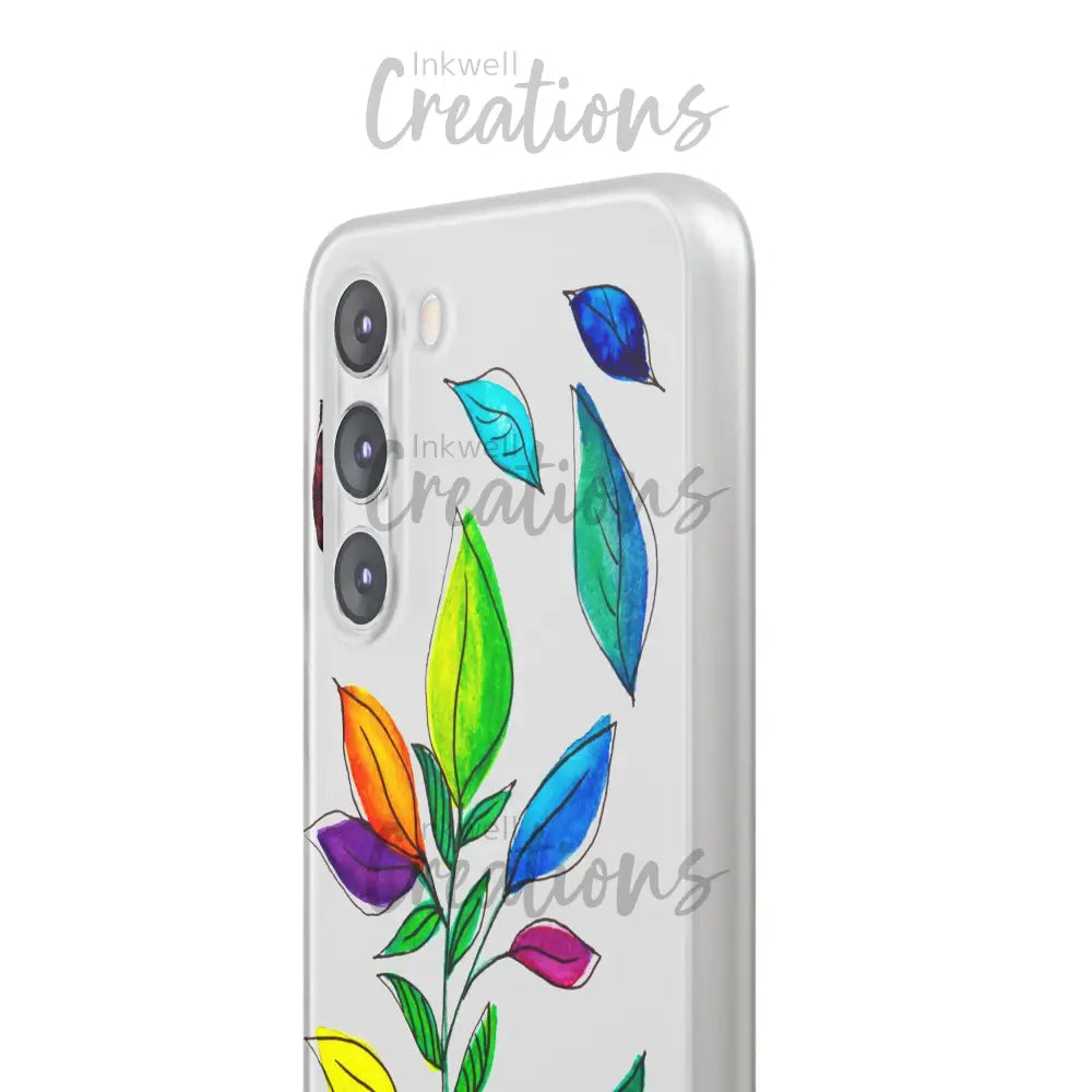 Watercolour Leaves - Flexi Case Phone