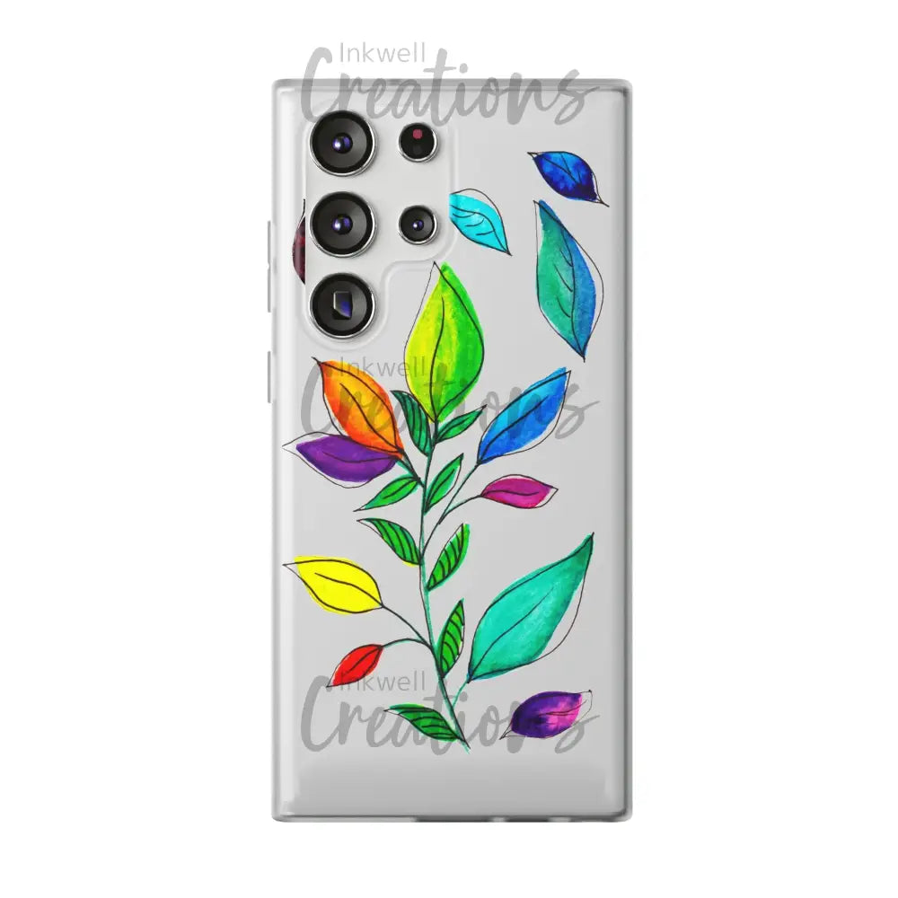 Watercolour Leaves - Flexi Case Phone
