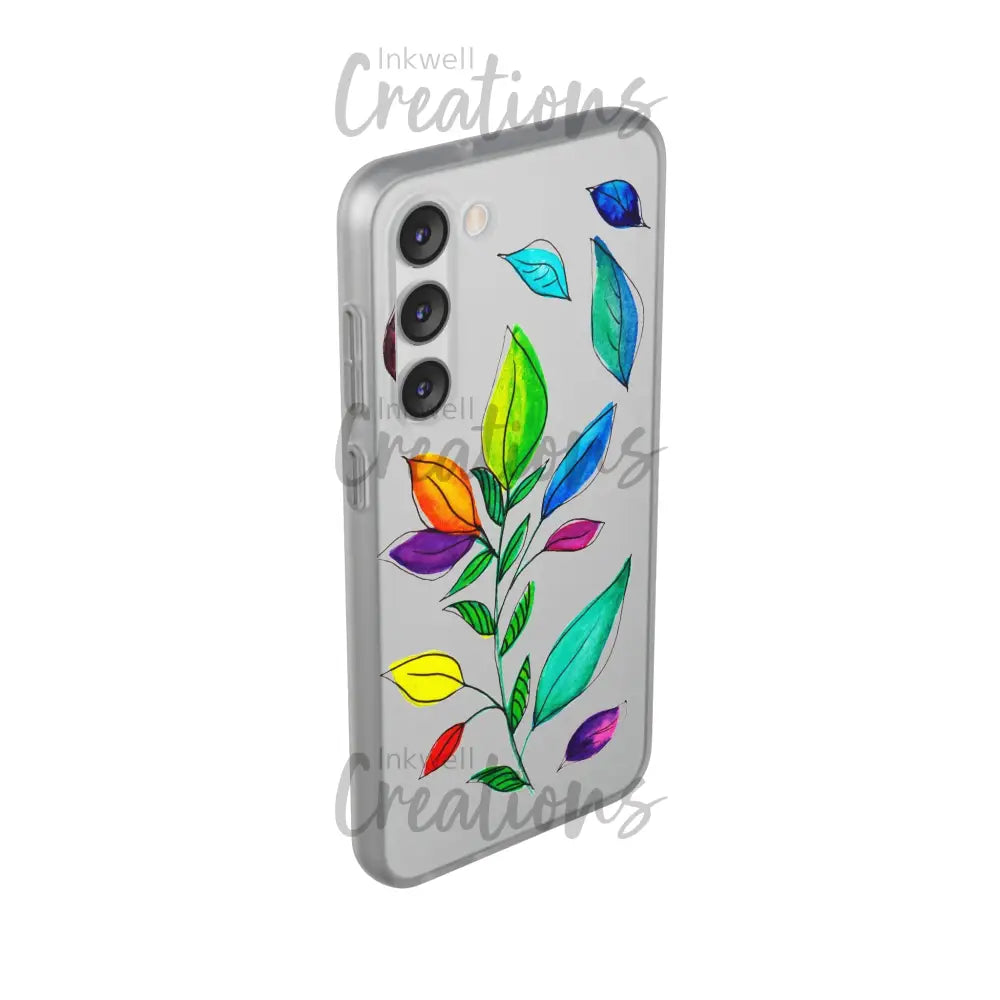 Watercolour Leaves - Flexi Case Phone
